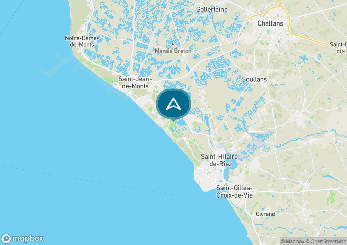 Localisez le camping sur la carte